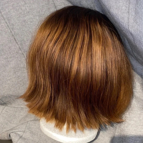 Brunnete Ombré  Lace front bob cut wig - Picture 5 of 11